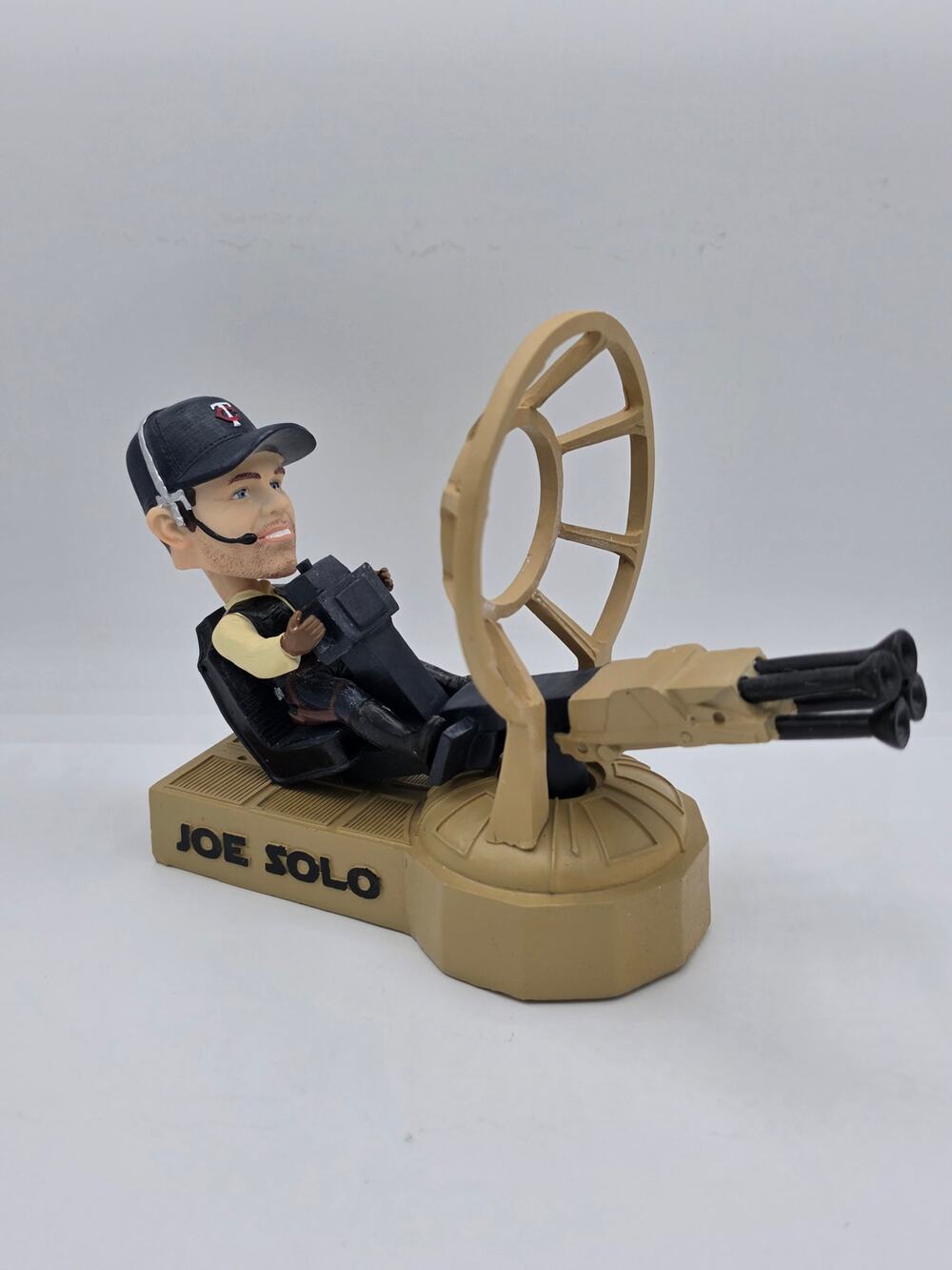 2018 Twins Joe Mauer Joe Solo Star Wars Talking Bobblehead SGA New In Box